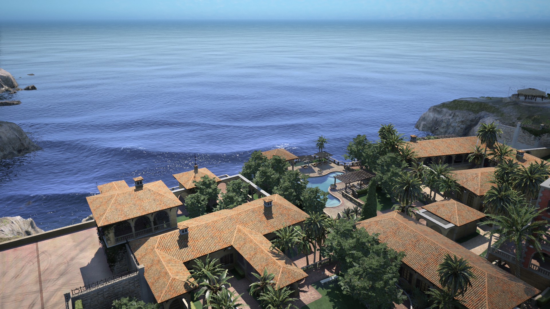 Cayo Perico aerial view